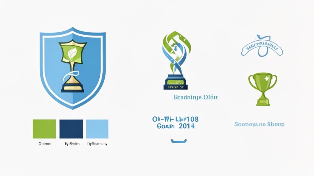 Professional brand identity design elements